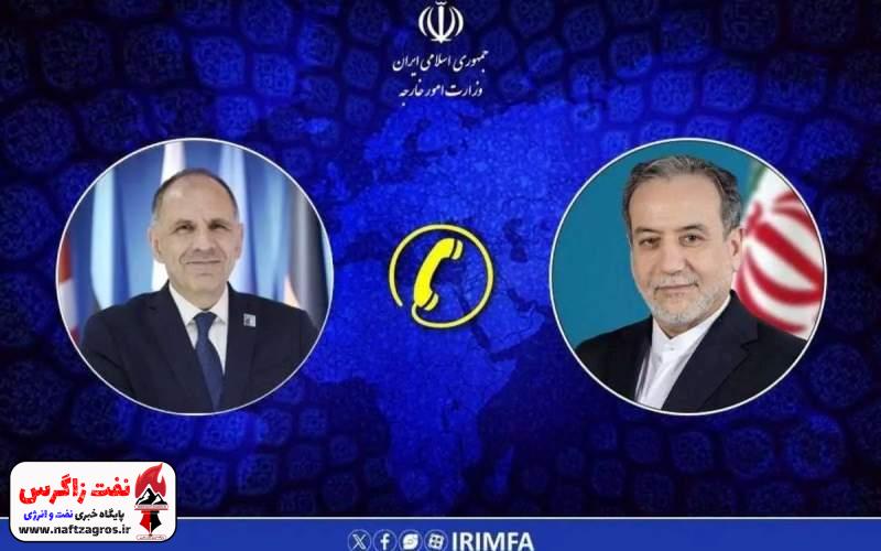 گفتگوی تلفنی عراقچی با وزیر امور خارجه یونان
