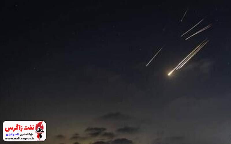 شلیک ممتد پدافند در غرب تهران شلیک ممتد پدافند در غرب تهران