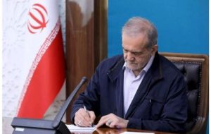 پزشکیان:برابر هیچ تهدیدی عقب‌نشینی نمی‌کنیم