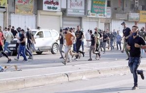 اوضاع ملتهب در منطقه سبز بغداد / مطالبات معترضان چیست ؟