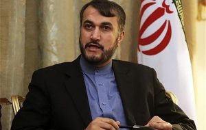 امیر عبداللهیان : حمایت از ملت افغانستان باید در اولویت جامعه جهانی قرار گیرد