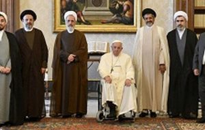 ابلاغ پیام رهبر معظم انقلاب اسلامی به پاپ فرانسیس