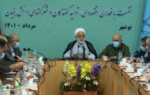 رئیس قوه قضائیه : افرادی با زدوبند از بانک‌ها تسهیلات می‌گیرند / اگر برخورد کنیم می‌گویند ضربه به تولید زده‌ایم