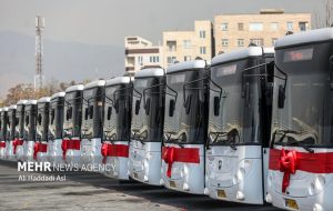 تحویل ۲۰۰ اتوبوس جدید به شهرداری تهران در روز شنبه