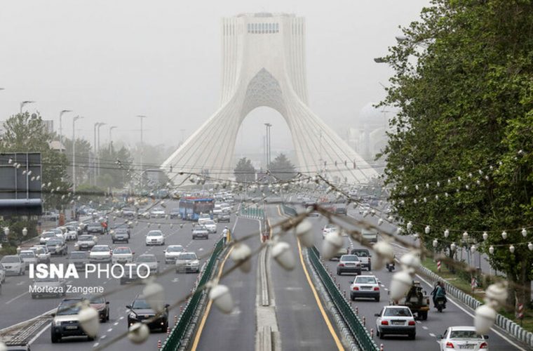 افزایش آلودگی هوای تهران طی امروز